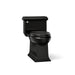KOHLER K-6424 Memoirs Classic One-piece compact elongated toilet with skirted trapway, 1.28 gpf, black black