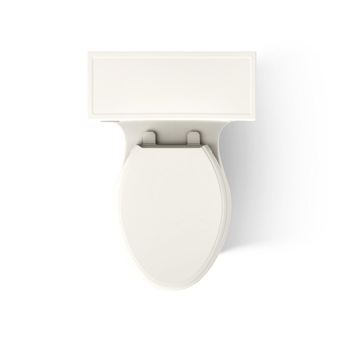 KOHLER K-6428 Memoirs Stately One-piece compact elongated toilet with skirted trapway, 1.28 gpf, biscuit - view 5