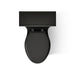 KOHLER K-6428 Memoirs Stately One-piece compact elongated toilet with skirted trapway, 1.28 gpf, black black - view 4