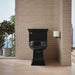 KOHLER K-6428 Memoirs Stately One-piece compact elongated toilet with skirted trapway, 1.28 gpf, black black - view 5