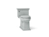KOHLER K-6428 Memoirs Stately One-piece compact elongated toilet with skirted trapway, 1.28 gpf, ice grey