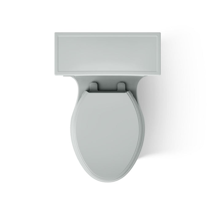 KOHLER K-6428 Memoirs Stately One-piece compact elongated toilet with skirted trapway, 1.28 gpf, ice grey - view 4
