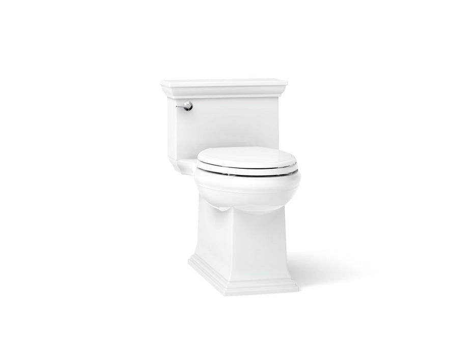 KOHLER K-6428 Memoirs Stately One-piece compact elongated toilet with skirted trapway, 1.28 gpf, white