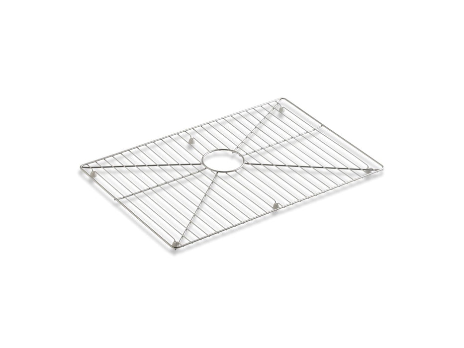 KOHLER K-6466 Vault Strive Stainless steel sink rack, 26" x 16-11/16" for 30" single-bowl apron-front sink