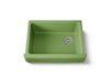 KOHLER K-6486 Whitehaven 29-1/2" undermount single-bowl farmhouse kitchen sink, fresh green