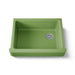 KOHLER K-6486 Whitehaven 29-1/2" undermount single-bowl farmhouse kitchen sink, fresh green - view 5