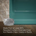 KOHLER K-6486 Whitehaven 29-1/2" undermount single-bowl farmhouse kitchen sink, teal - view 4