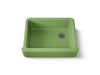 KOHLER K-6487 Whitehaven 29-3/4" undermount single-bowl farmhouse kitchen sink, fresh green