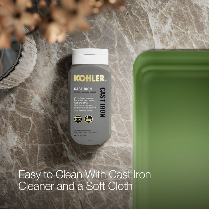 KOHLER K-6487 Whitehaven 29-3/4" undermount single-bowl farmhouse kitchen sink, fresh green - view 4