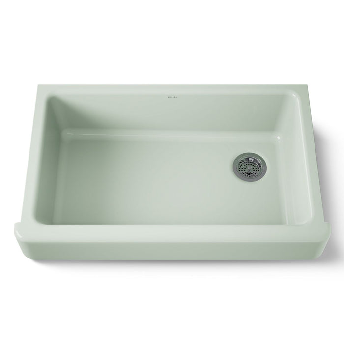 KOHLER K-6488 Whitehaven 35-1/2" undermount single-bowl farmhouse kitchen sink
