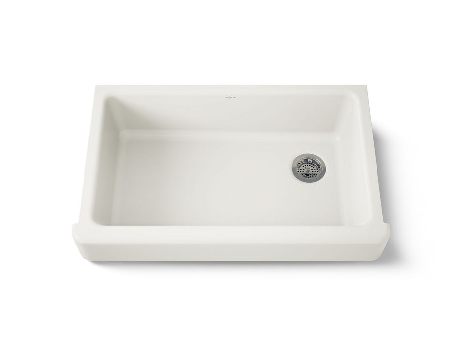 KOHLER K-6488 Whitehaven 35-1/2" undermount single-bowl farmhouse kitchen sink