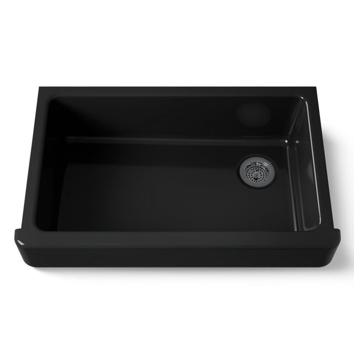 KOHLER K-6488 Whitehaven 35-1/2" undermount single-bowl farmhouse kitchen sink