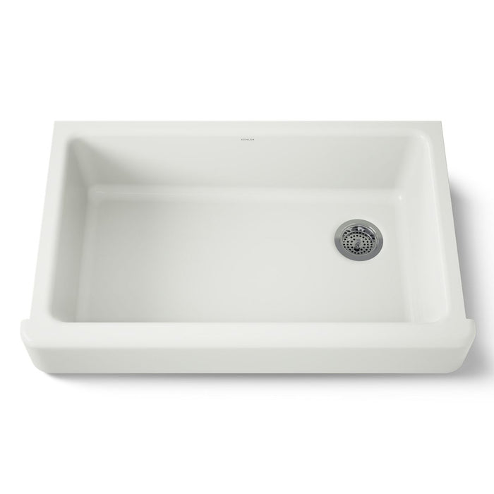 KOHLER K-6488 Whitehaven 35-1/2" undermount single-bowl farmhouse kitchen sink