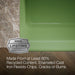 KOHLER K-6488 Whitehaven 35-1/2" undermount single-bowl farmhouse kitchen sink, fresh green - view 3