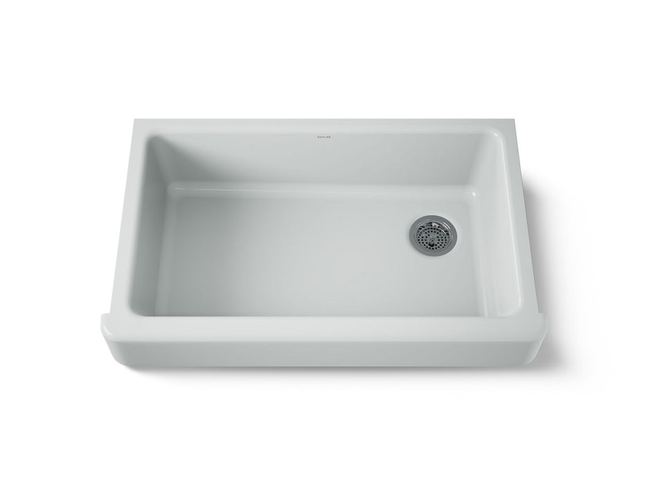 KOHLER K-6488 Whitehaven 35-1/2" undermount single-bowl farmhouse kitchen sink
