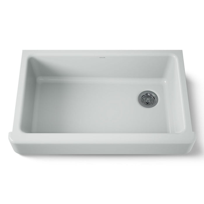 KOHLER K-6488 Whitehaven 35-1/2" undermount single-bowl farmhouse kitchen sink