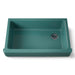 KOHLER K-6488 Whitehaven 35-1/2" undermount single-bowl farmhouse kitchen sink, teal - view 5