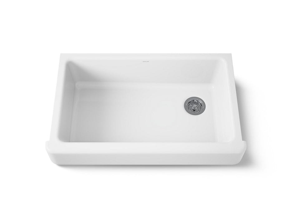 KOHLER K-6488 Whitehaven 35-1/2" undermount single-bowl farmhouse kitchen sink