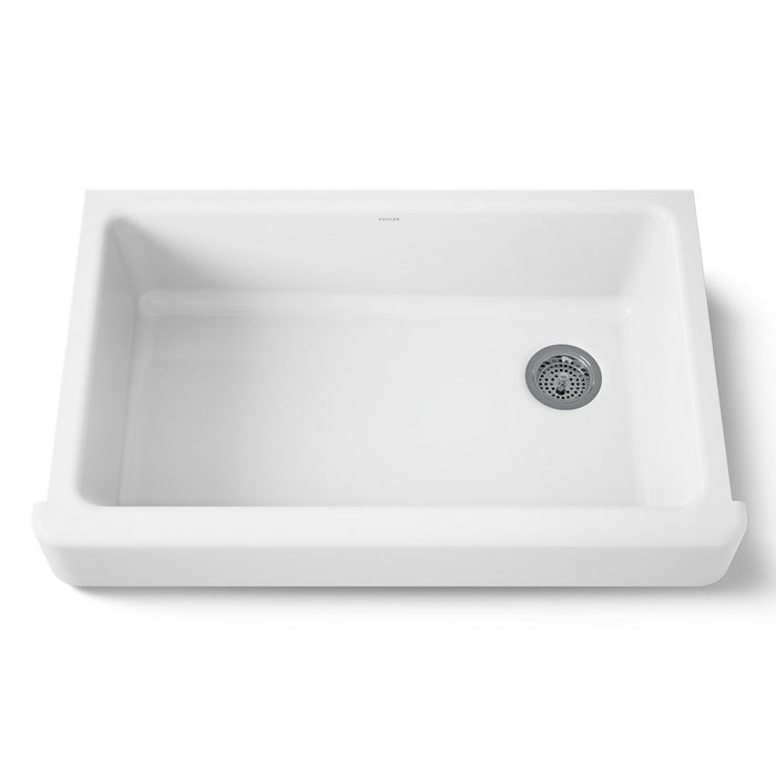 KOHLER K-6488 Whitehaven 35-1/2" undermount single-bowl farmhouse kitchen sink - view 5