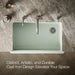 KOHLER K-6489 Whitehaven 35-3/4" undermount single-bowl farmhouse kitchen sink, aspen green - view 4