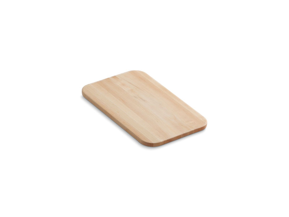 KOHLER K-6515 Marsala Hardwood cutting board for Executive Chef kitchen sinks, white