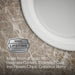 KOHLER K-6565 Porto Fino 18-1/2" top-/undermount single-bowl bar sink, white - view 3