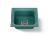 KOHLER K-6589-U Northland 15" undermount single-bowl bar sink, teal