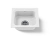 KOHLER K-6589-U Northland 15" undermount single-bowl bar sink, white