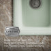 KOHLER K-6625 Iron/Tones Smart Divide 33" top-/undermount double-bowl kitchen sink, aspen green - view 2