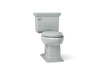 KOHLER K-6669 Memoirs Stately Two-piece elongated with concealed trapway, 1.28 gpf, ice grey