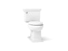 KOHLER K-6669 Memoirs Stately Two-piece elongated with concealed trapway, 1.28 gpf, white