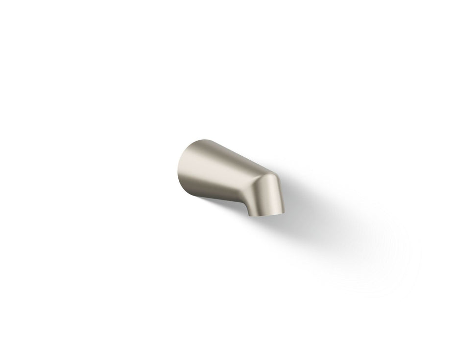 KOHLER K-6854 Antique 4-7/8" non-diverter bath spout, vibrant brushed nickel