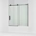 KOHLER K-701694-L Composed 62" H sliding bath door with 3/8"-thick glass, matte black