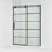 KOHLER K-701696-G79 Composed 78" H sliding shower door with 3/8"-thick glass, matte black