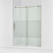 KOHLER K-701696-G81 Composed 78" sliding shower door with 3/8"-thick glass, anodized brushed nickel