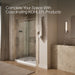 KOHLER K-701724-10L Artifacts 80-7/8" H sliding shower door with 3/8"-thick glass, vibrant brushed nickel - view 5