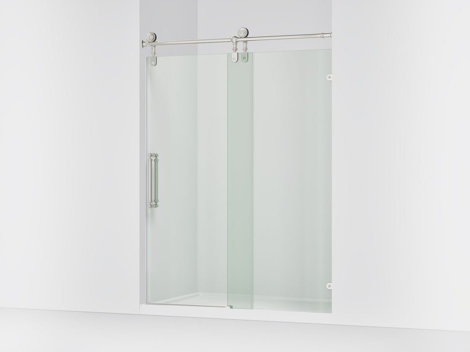 KOHLER K-701724-10L Artifacts 80-7/8" H sliding shower door with 3/8"-thick glass, vibrant polished nickel