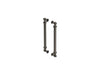 KOHLER K-701728 Artifacts 16-7/16" back-to-back shower door handles, oil rubbed bronze