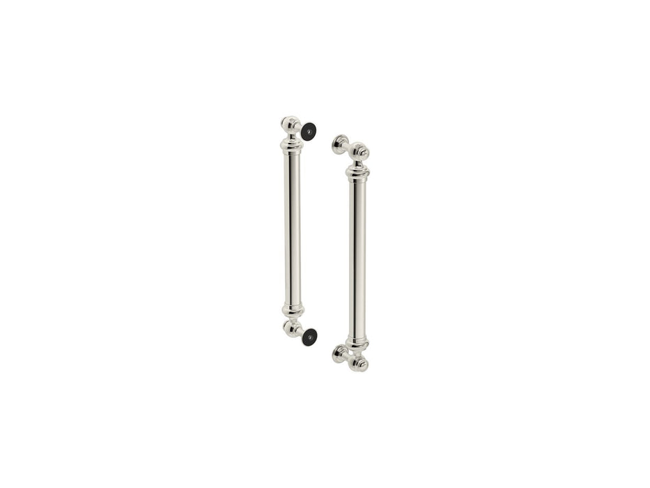 KOHLER K-701728 Artifacts 16-7/16" back-to-back shower door handles, vibrant polished nickel
