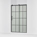 KOHLER K-702254-10G80 Rely 77" H sliding shower door with 3/8"-thick glass, matte black