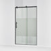 KOHLER K-702254-10G81 Rely 77" H sliding shower door with 3/8"-thick glass, matte black