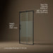 KOHLER K-702254-10G81 Rely 77" H sliding shower door with 3/8"-thick glass, matte black - view 5
