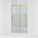 KOHLER K-702254-10G81 Rely 77" H sliding shower door with 3/8"-thick glass, vibrant brushed moderne brass