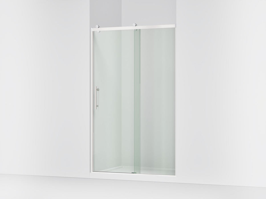 KOHLER K-702254-10L Rely 77" H sliding shower door with 3/8"-thick glass, bright polished silver