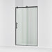 KOHLER K-702254-10L Rely 77" H sliding shower door with 3/8"-thick glass, matte black