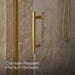 KOHLER K-702254-10L Rely 77" H sliding shower door with 3/8"-thick glass, vibrant brushed moderne brass - view 5