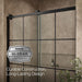 KOHLER K-702256-10G79 Rely 77" H sliding shower door with 3/8"-thick glass, matte black - view 5