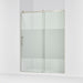 KOHLER K-702256-10G81 Rely 77" H sliding shower door with 3/8"-thick glass, anodized brushed nickel