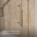 KOHLER K-702419-L Levity Plus Frameless sliding bath door, 61-9/16" H x 56-5/8 - 59-5/8" W, with 5/16"-thick Crystal...