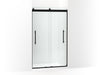 KOHLER K-702421-L Levity Plus Frameless sliding shower door, 77-9/16" H x 44-5/8 - 47-5/8" W, with 5/16"-thick Crystal...